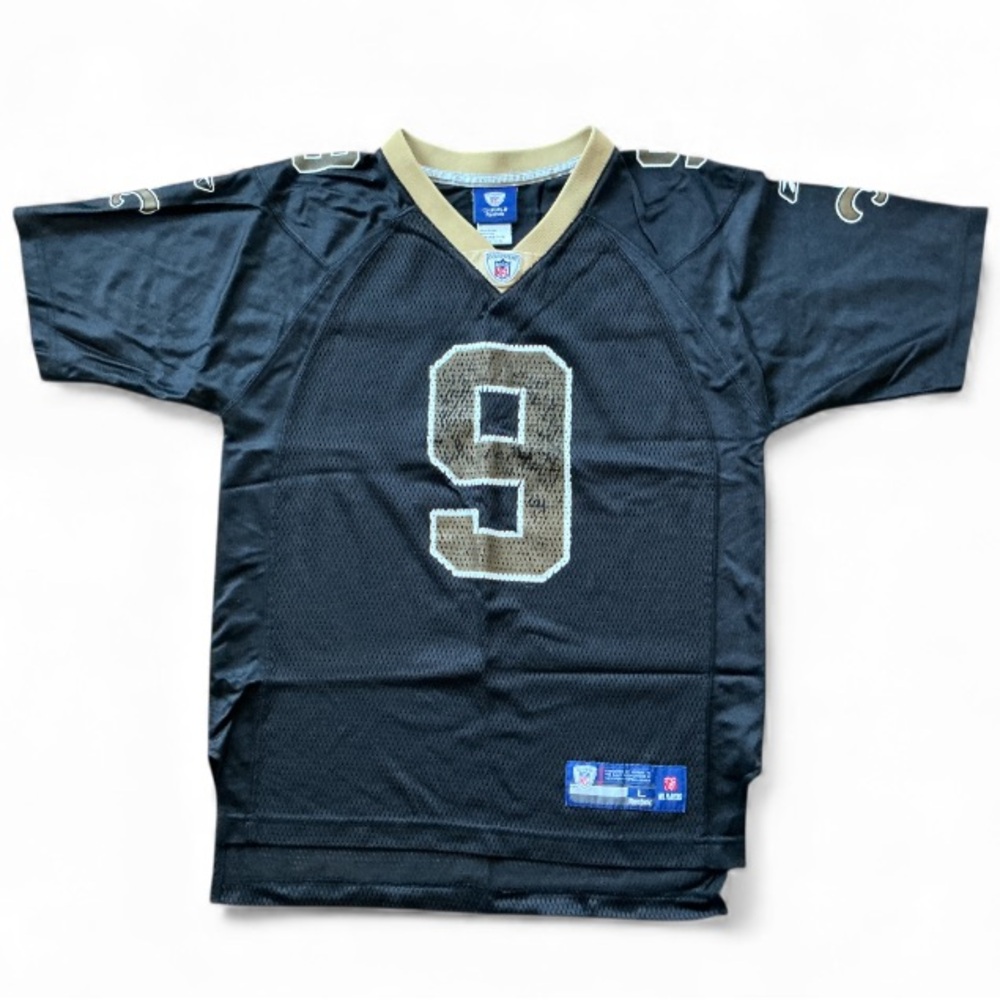 NFL Reebok Drew Brees Jersey Youth Large (14-16) Football Athletics Game Day